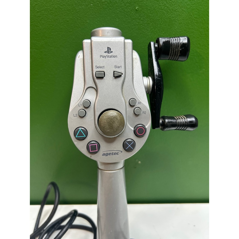 Agetec Bass Landing Fishing Controller PlayStation PS1 PS2 #8670 NOT TESTED